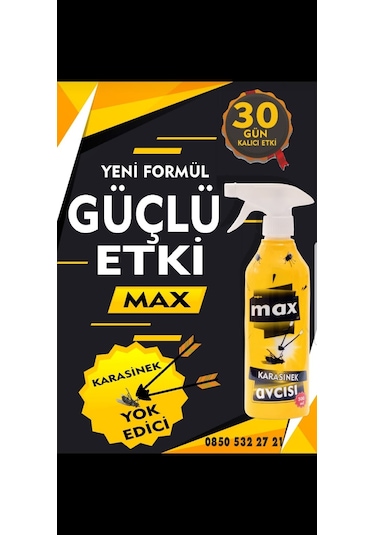 Haşerox Max Ul Karasinek Avcısı Haşere İlacı 500 ML