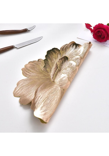 Suntek 6 Adet Çiçek Placemat Pvc Batı Tatil Tezgahı Mutfak Altın Altın