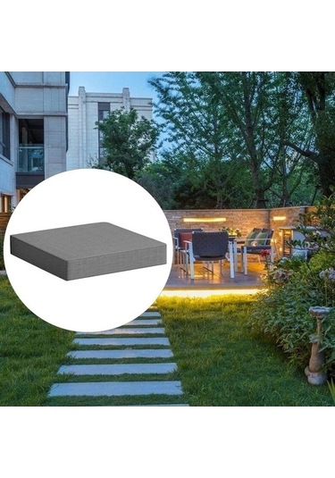 Flybuy İç Mekan-dış Mekan Koltuk Battaniyesi, Bahçe Sandalye Pedleri, Açık-gri Ty, Suntek Minder, Dayanıklı Ve Yumuşak, Kullanışlı Kılıf, 40x40x5cm Açık Gri
