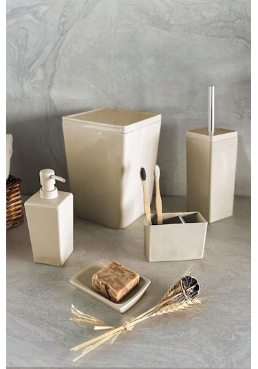 Prima Nova Biga Banyo Seti - Bej Bej