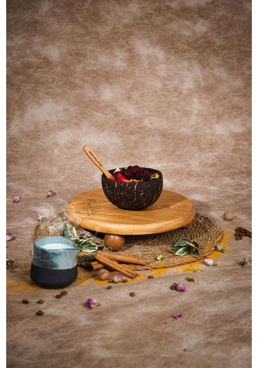 Justwood 2'li Risus Top Ayaklı 25 CM ve 17x30 CM Ahşap Dikdörtgen