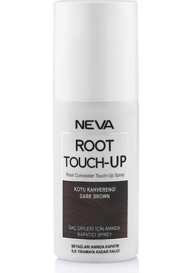 Neva Koyu Kahverengi Root Touch - Up Beyaz Kapatıcı Sprey 75 Ml