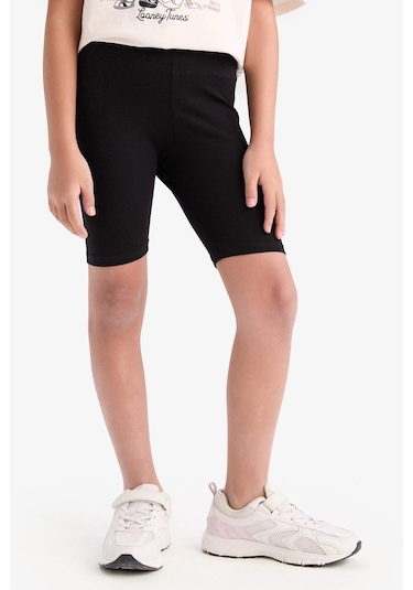 DeFacto Kız Çocuk Kısa Boy Tayt B5591A825SMBK81 Siyah DeFacto Kız Çocuk Kısa Boy Tayt B5591A825SMBK81 Siyah