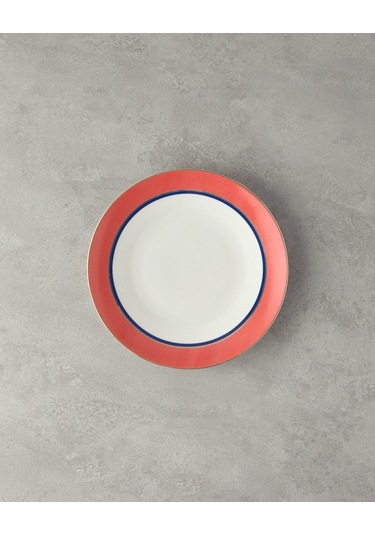 English Home Carny Bone Porselen Servis Tabağı 25 Cm Turuncu