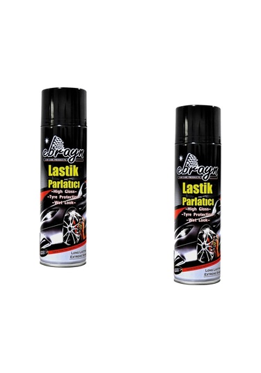 Lastik Parlatıcı Tampon Parlatıcı Ebrayn Sprey 500 Ml 2 Adet