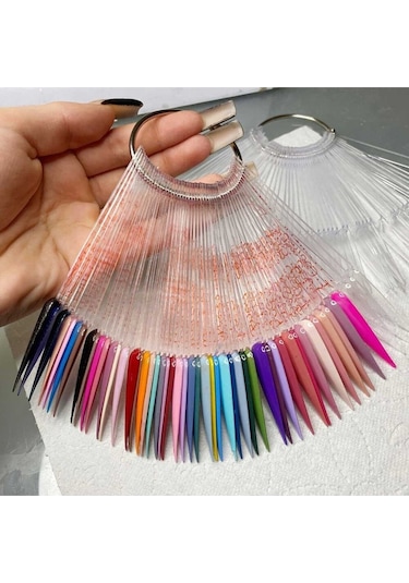 Ellea Kalıcı Oje Stiletto Renk Kartelası Siyah 40'lı