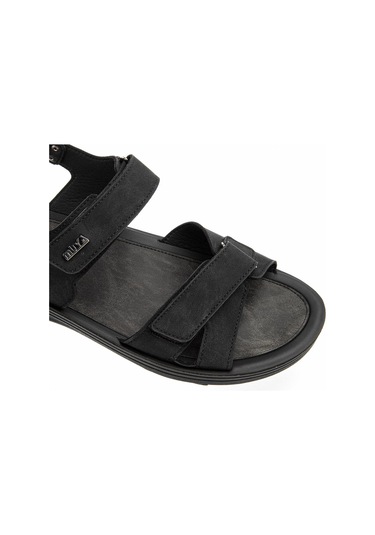 Muya Araw Anatomik Taban Erkek Sandalet Siyah