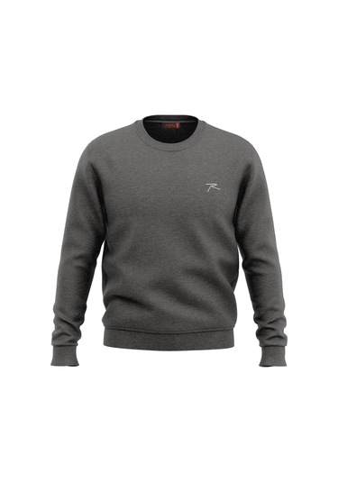 Raru Erkek Sweatshirt Audax Antrasit Melanj