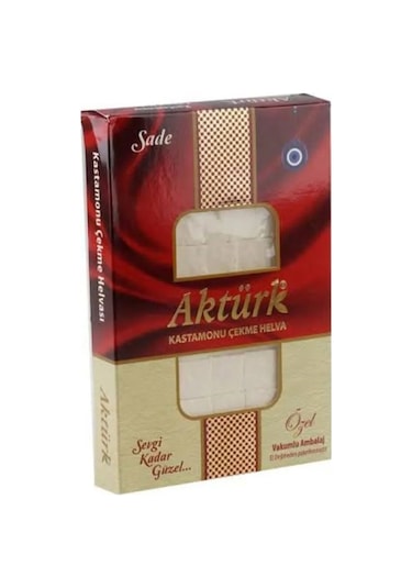 Aktürk Kastamonu Sade Çekme Helva 2 x 250 G