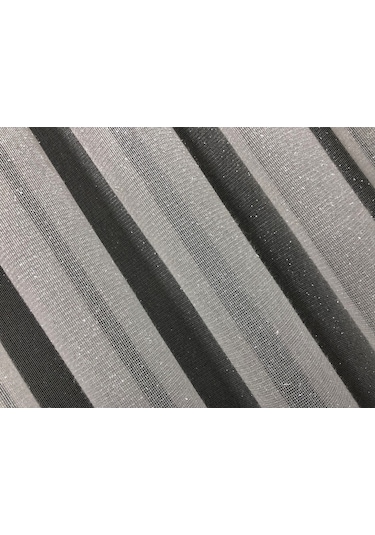 Perdefony Sakal Simli Düz Tül Perde 3 Farklı Renk