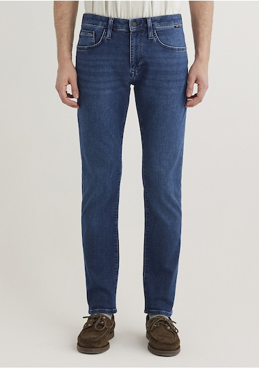 Mavi - Marcus Gölgeli Koyu Mavi Sporty Jean Pantolon 0035182162 Mavi