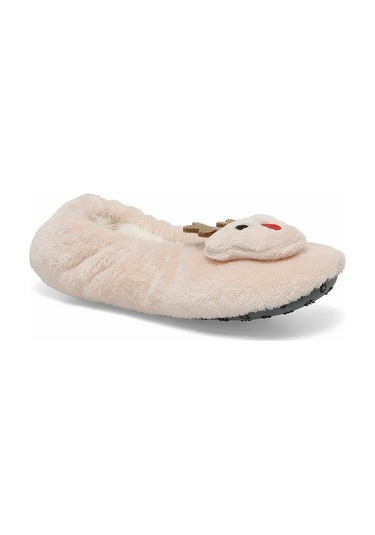 Polaris 605220 Sessiz Taban Kadın Çorap Kışlık Ev Pandufu Pudra