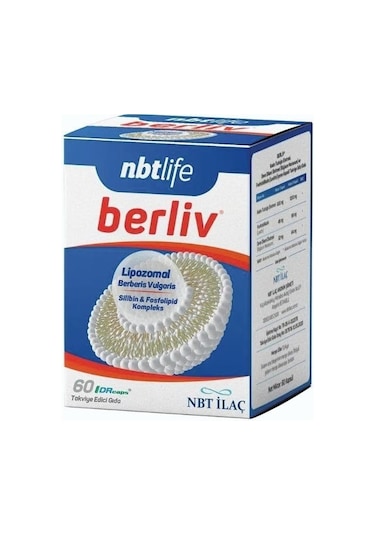 Nbt Life Berliv Lipozomal  Berberin 60 Kapsül