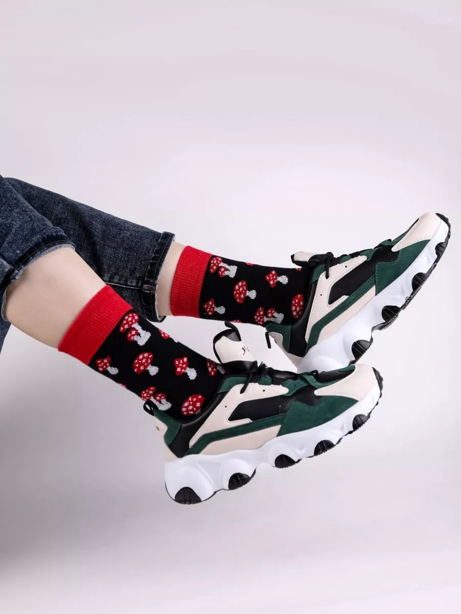 Fn Varan Desenli Uzun Çoraplar - 5 Çift Set 236329286 Siyah