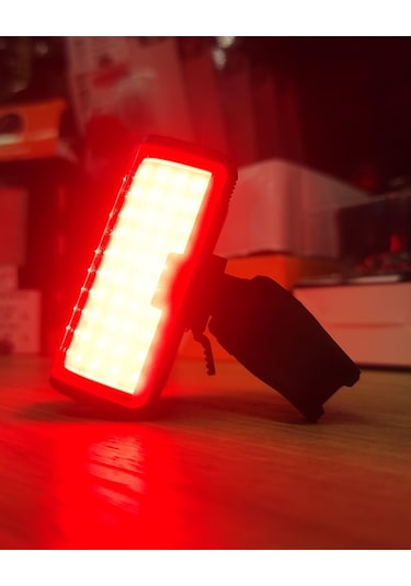 Forte Gt 6043 Bisiklet Arka Işık 4 Modlu 100 Lümen Usb Şarjlı Güçlü Arka Stop Kırmızı