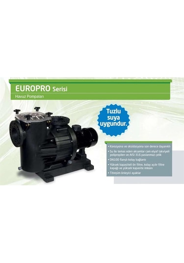 Santem-dab Europro 350t, 3hp-2,2kw Trifaze Havuz Pompası