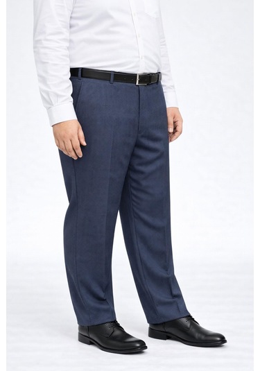 Classics Men Caserta Büyük Beden Erkek Kumaş Pantolon - 7561 Lacivert