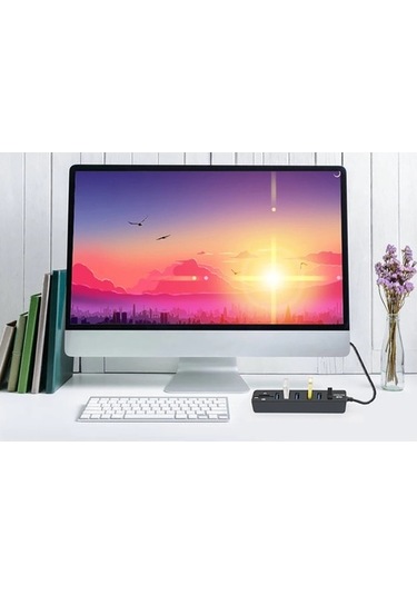 3 Port Usb Microsd Tf Sd Çoklayıcı Hub 4690P Kart Okuyucu Laptop