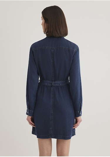 Mavi - Bridget Gold Klasik Mürekkep Mavi Jean Elbise 1310541-87815 Lacivert