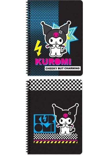 Keskin Color Kuromi 80 Yaprak Karton Kapak Defter 2 Li Set 2
