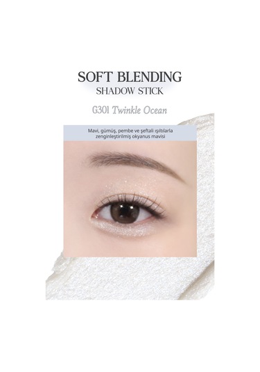 Clio Soft Blending Shadow Stick G301 Twinkle Ocean