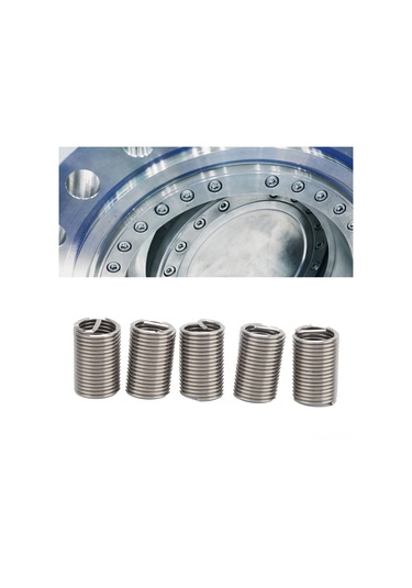 Moveevo M20x2.5x2.5d Sus304 Çelik Tel Vida Kılıfı, 5 Adet, Yıldız Profil, Vida Teli Onarım Ve Koruma Kılıfı