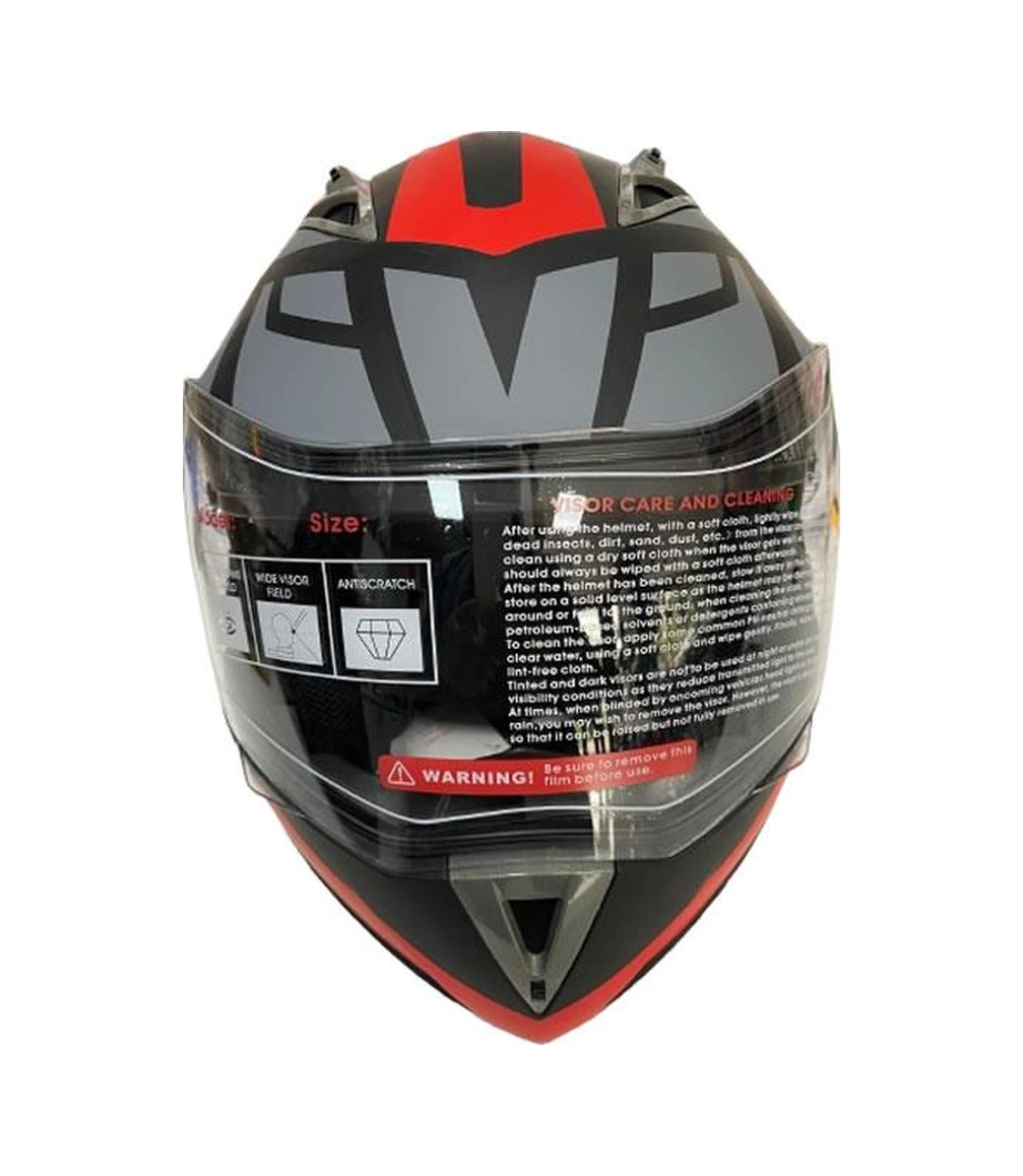 Jk20 Çene Açılır Güneş Vizörlü Kask Kırmızı