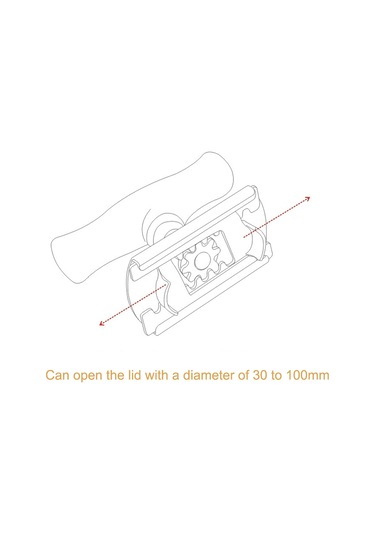 Yuntech01 Stainless Steel Ergonomik Kelepçe Dizaynlı Kapağı Açıcı, Kaydırma Engelledi, Ev Ve Mutfak Araçları Renkli Kutu Paketi Gümüş