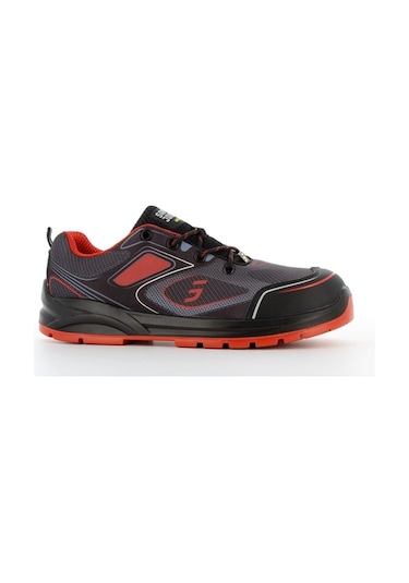Safety Jogger Cador Red S1p Esd Src İş Güvenlik Ayakkabısı Siyah-Kırmızı