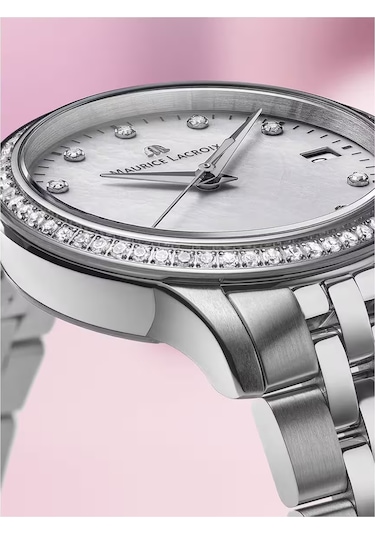 Maurice Lacroix 1975 33 Mm Quartz Saat 751006-sd502-170-1 Sedef