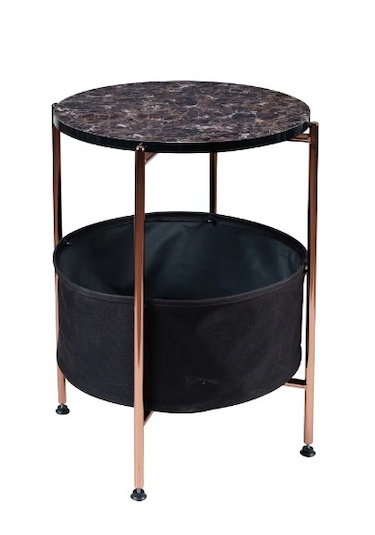 Sehpa Geniş Çantalı Premium Bronze