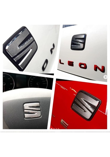 Seat Leon Mk2/Mk3 Amblem Stıcker Seti