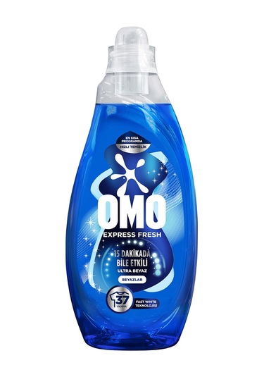 Omo Express Fresh Ultra Beyaz Sıvı Çamaşır Deterjanı 1480 Ml X1 1480 ML
