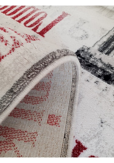 Aslan Home Yatak Odası Takımı Üç Lü Yolluk , Paris Desenlli Figürlü Akrilik Kaliteli Küçük Halı