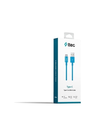 Ttec Type-C Kablo Mavi 1.20Cm - 2Dk12M (434400013)
