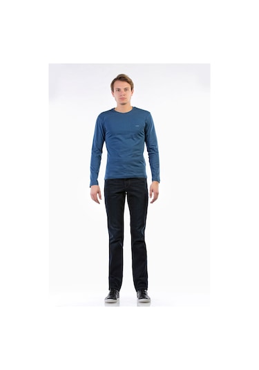 Vigoss Battal Erkek Sweatshırt B44221-03370 - Koyu İndigo