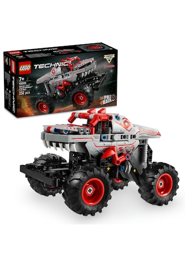 LEGO® Technic Monster Jam™ ThunderROARus™ Çek-Bırak 42200 - 7 Yaş ve Üzeri Canavar Kamyon Seven Çocuklar için Oyuncak Yapım Seti (232P)