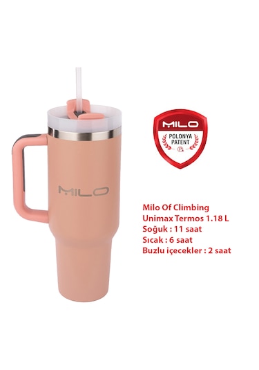 Milo Of Climbing The Unimax 1.18 L Çelik Termos Turuncu