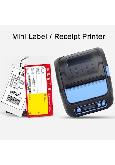 Bluetooth Taşınabilir Termal Etiket Yazıcı
