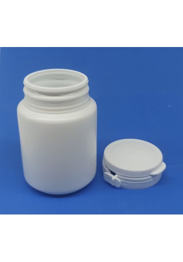 50 Adet 100 ML Sakız-İlaç-Tarım-Ecza-Tablet-Hap Şişesi Kutusu