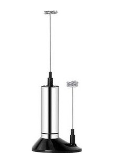 Yasammerkezi Elektrikli Süt Köpürtücü 2 Çırpma El Süt Köpürtücü Mutfak Mikseri Cappuccino Kahve Yumurta Çırp Ahşap