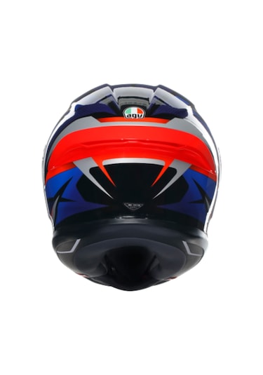 Agv K6 S Slashcut Blue Red Kapalı Kask