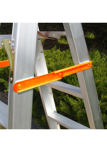Homyl 2x Katlanır Basamaklı Merdiven Menteşe Eki Rot Turuncu