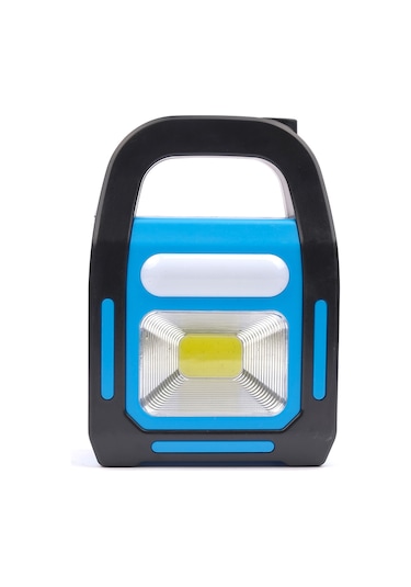 Hb-9707a-1 3 Kademeli Usb Çıkışlı Şarjlı Mavi Solar Lamba