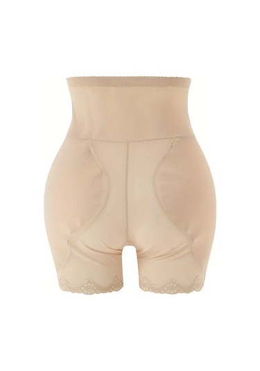 Elmpaly Siyah L Yüksek Bel Şekillendirici Şort Kadın Kalça Destekli İç Çamaşırı Siyah