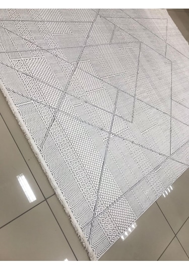 Merinos Halı Ritim 773338 060 Serisi Salon Oturma Yatak Odası Halısı Krem