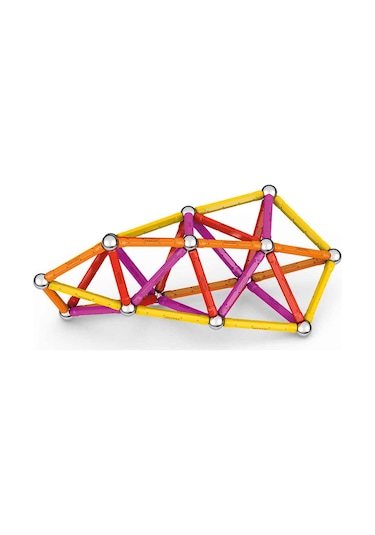 Geomag Manyetik Çubuklar Classic Seri Zeka Oyunu Manyetik Yapı Oyunu 93 Parça