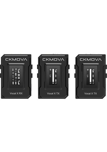 Ckmova Vocal X V2 2.4 Ghz Dahili Mikrofonlu Telsiz Mikrofon Seti