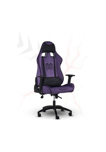 Rio Plus Balerion Terletmez Kadife Kumaş Mor Gaming Oyuncu Koltuğu -2 Mor