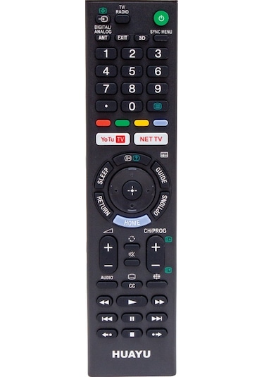 Huayu Rm-L1370Eu Sony Youtube - Netflix Tuşlu Lcd-Led Tv Kumanda